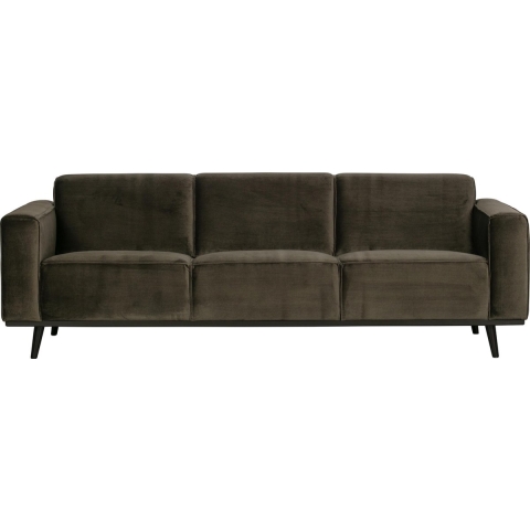 BePureHome Statement Bank 3-zits Fluweel Warm Groen