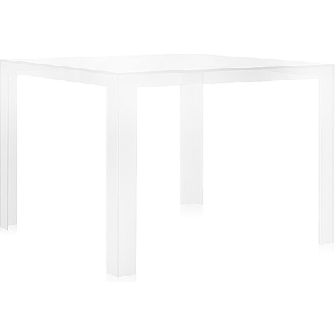 Kartell Invisible High Table Tafel 100x100 Transparant
