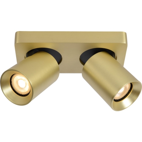 Lucide Nigel 2 Spot LED Messing