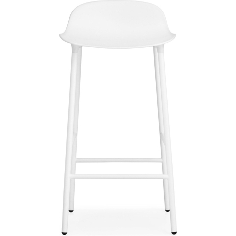 Normann Copenhagen Form Barstool Barkruk 65 Cm Met Stalen Onderstel Wit