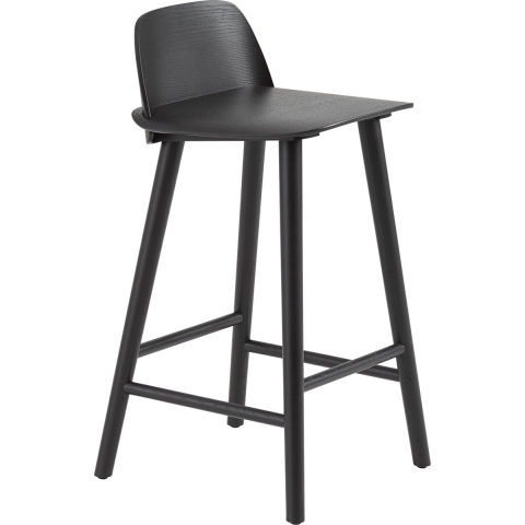 Muuto Nerd Barkruk 65 Zwart