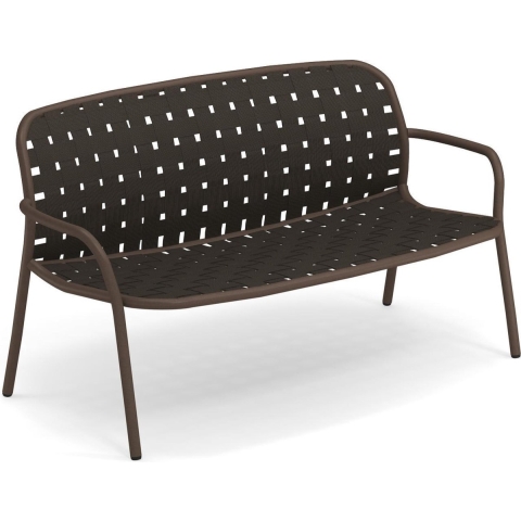 Emu Yard 2-zits Tuinbank Brown/brown