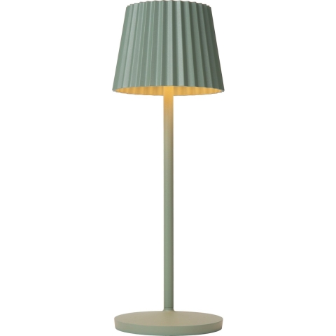 Lucide Justine Tafellamp LED Oplaadbaar Buiten IP54 Groen