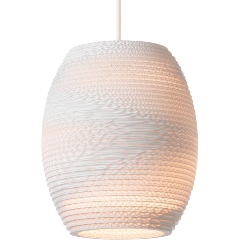 Graypants Scraplights Oliv HanglampØ19 Wit