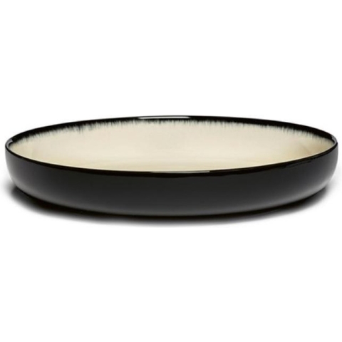 Serax Dé Tableware By Ann Demeulemeester Diep Bord Ø24 White/black D