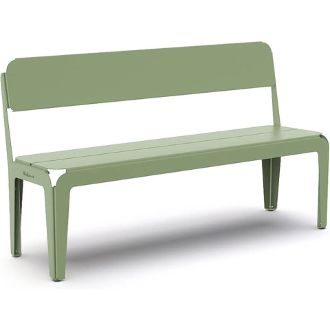 Weltevree Bended Tuinbank Met Rugleuning Pale Green