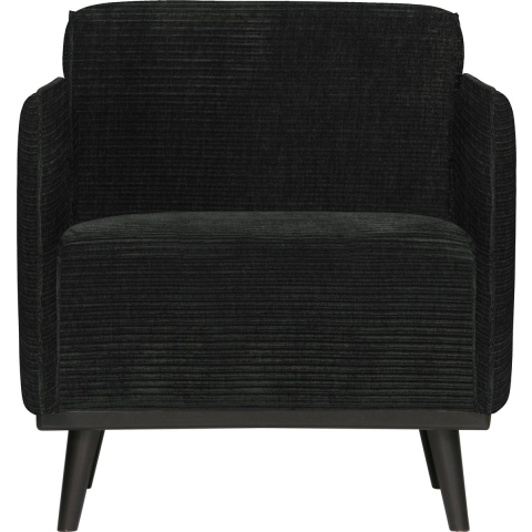 BePureHome Statement Fauteuil Met Arm Rib Graphite