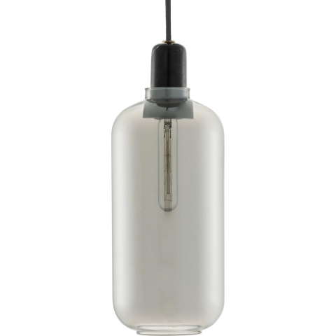 Normann Copenhagen Amp Lamp Hanglamp LargeØ11.2 Smoke/zwart