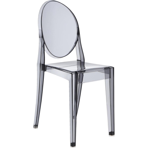 Kartell Victoria Ghost Stoel Grijs
