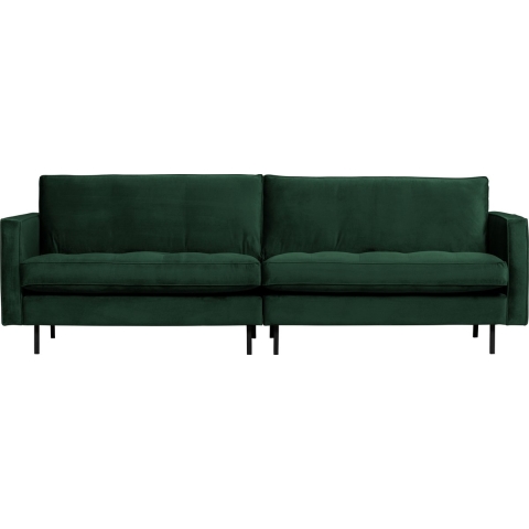 BePureHome Rodeo Velvet Classic Bank 3 Zits Green Forest