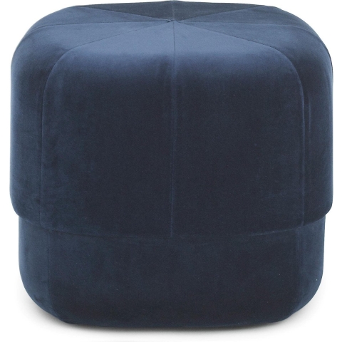 Normann Copenhagen Circus Velour Poef Small Dark Blue