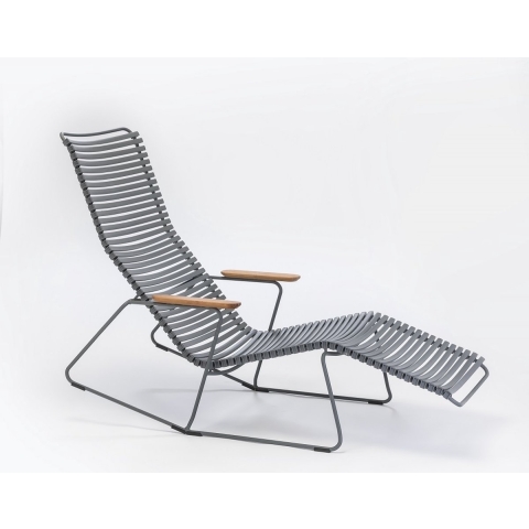 Houe Click Sunrocker Ligstoel Dark Grey