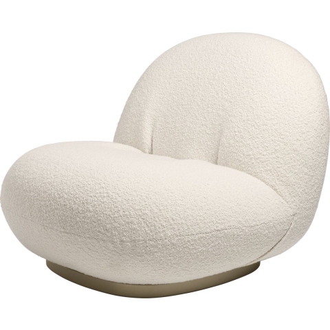 Gubi Pacha Fauteuil Swivel Karakorum-001 Pearl Gold Onderstel