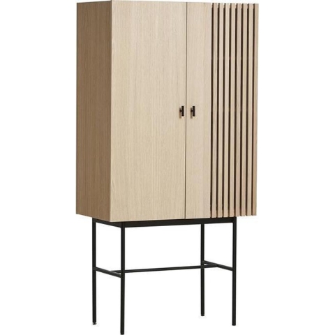 Woud Array Opbergkast 80 White Pigmented Oak Veneer