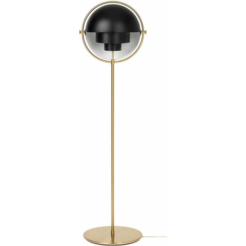 Gubi Multi-Lite Vloerlamp Messing/zwart