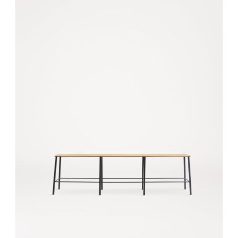 Frama Adam Eetbank 160 Eiken/zwart