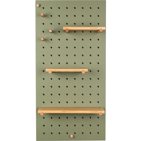 Zuiver Pegboard Bundy Wanddecoratie Groen