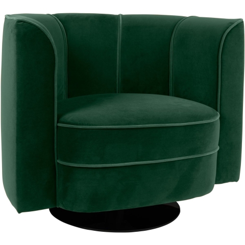 Dutchbone Flower Fauteuil Draaifauteuil Groen
