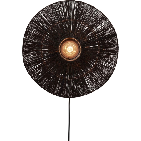 Good&Mojo Iguazu Wandlamp Large Zwart