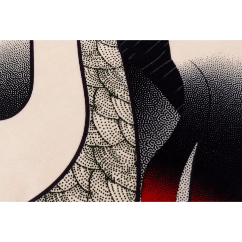Moooi Dodo Pavone Kussen 50x50 Black