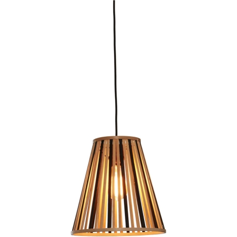 Good&Mojo Merapi HanglampØ30 Cone Small Naturel/zwart