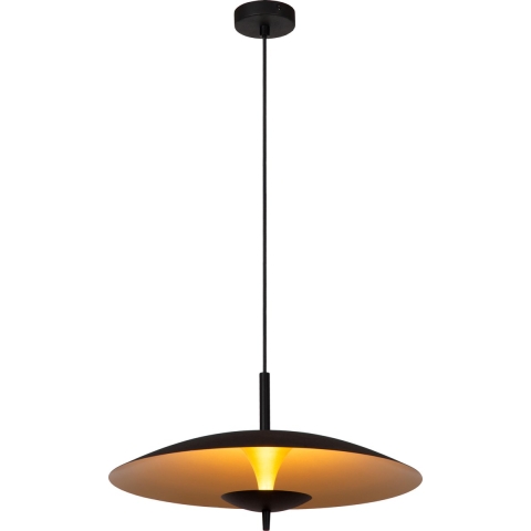 Lucide Vulcan HanglampØ47 Zwart/messing