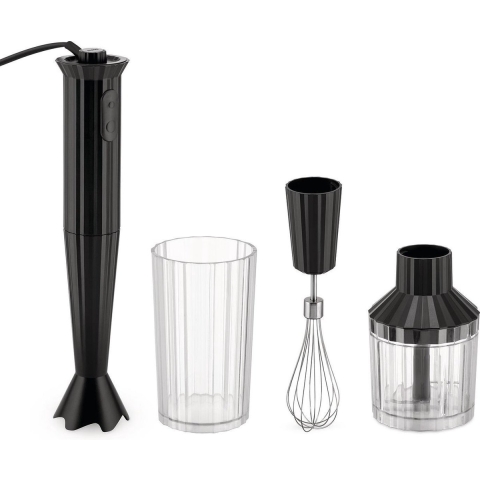 Alessi Plissé Handmixer Zwart