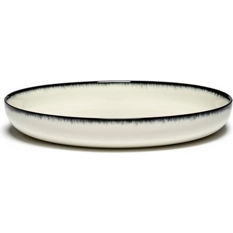 Serax Dé Tableware By Ann Demeulemeester Diep Bord Ø27 White/black A
