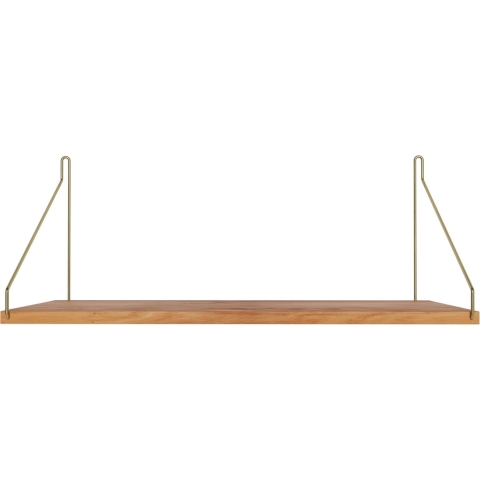 Frama Shelf Wandplank 60x27 Naturel/messing