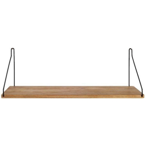 Frama Shelf Wandplank 60x27 Naturel/zwart