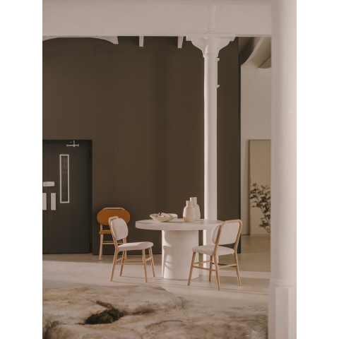 Kave Home Helda Eetkamerstoel Mosterd