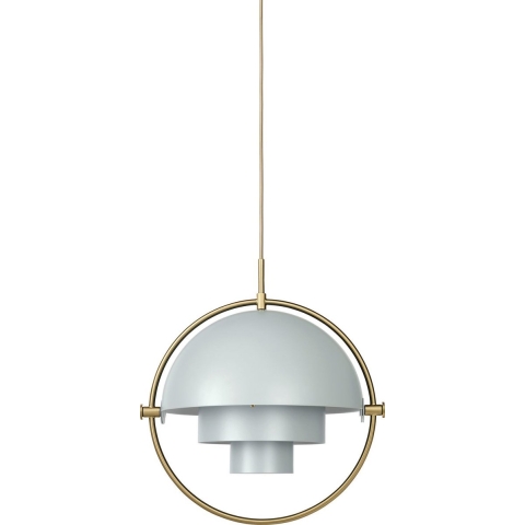 Gubi Multi-Lite HanglampØ36 Large Messing/sea Grey