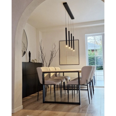 Lucide Lorenz 4 Cluster Hanglamp LED Lineair Zwart
