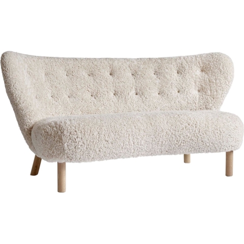 &tradition Little Petra Sofa VB2 Eiken Sheepskin Moonlight 17mm