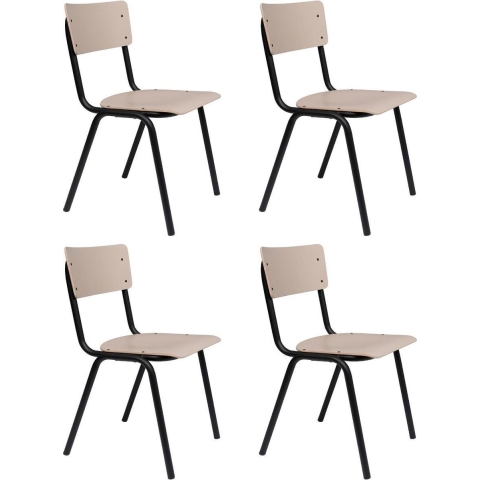 Zuiver Back To School Stoel Beige