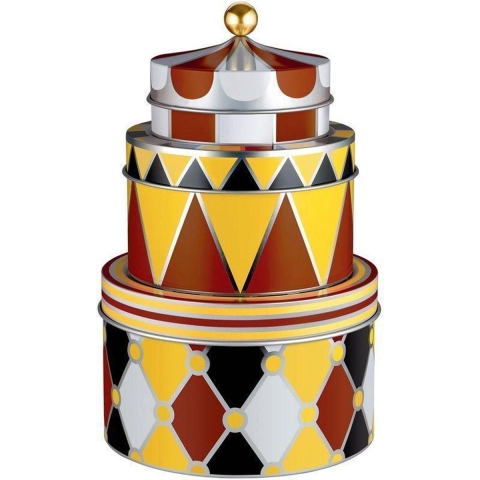 Alessi Circus Trommels Vooorraadpot (set Van 3)