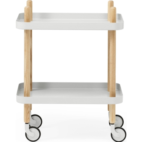 Normann Copenhagen Block Trolley Lichtgrijs