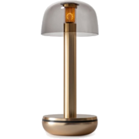 Humble Two Tafellamp LED Oplaadbaar Goud Smoked
