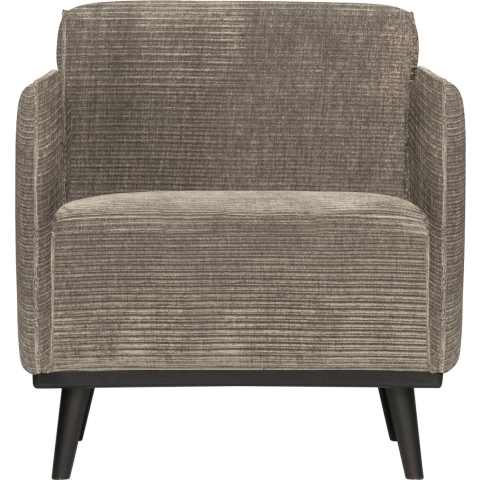 BePureHome Statement Fauteuil Met Arm Rib Clay