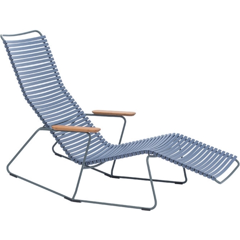 Houe Click Sunrocker Ligstoel Pigeon Blue
