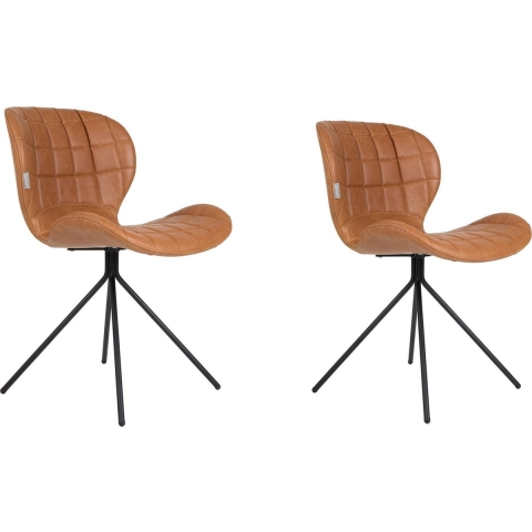 Zuiver OMG LL Stoel Bruin