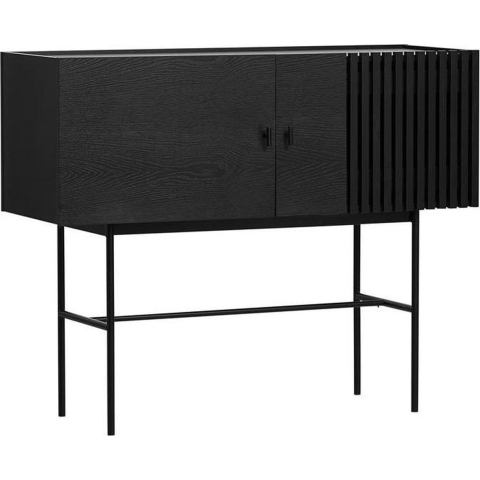 Woud Array Dressoir 120 Black Painted Oak Veneer