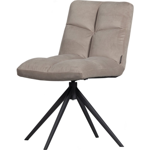 WOOOD Exclusive Vinny Eetkamerstoel Velvet Zand