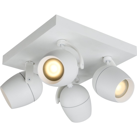 Lucide Preston 4 Spot Badkamer IP44 Wit