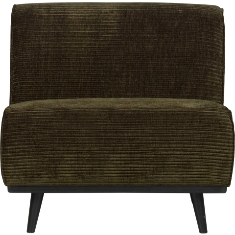 BePureHome Statement 1 Zits Element Rib Warm Groen