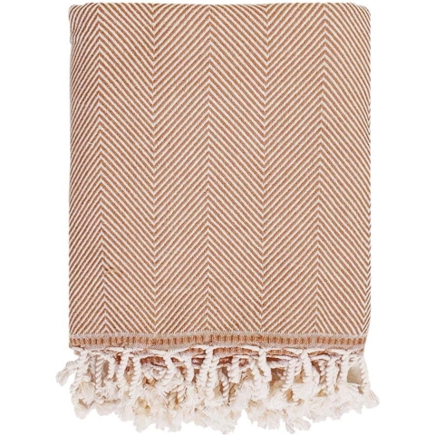 Studio Zondag Herringbone Plaid 130x70 Camel