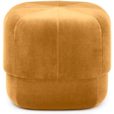 Normann Copenhagen Circus Velour Poef Small Yellow