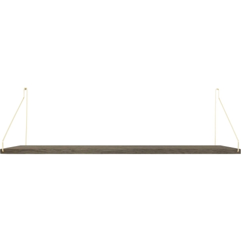 Frama Shelf Wandplank 80x27 Donker/messing