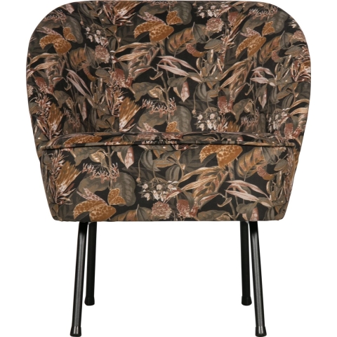 BePureHome Vogue Fauteuil Bouquet Zwart