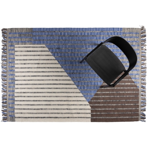 Dutchbone Hampton Vloerkleed 160x230 Blauw